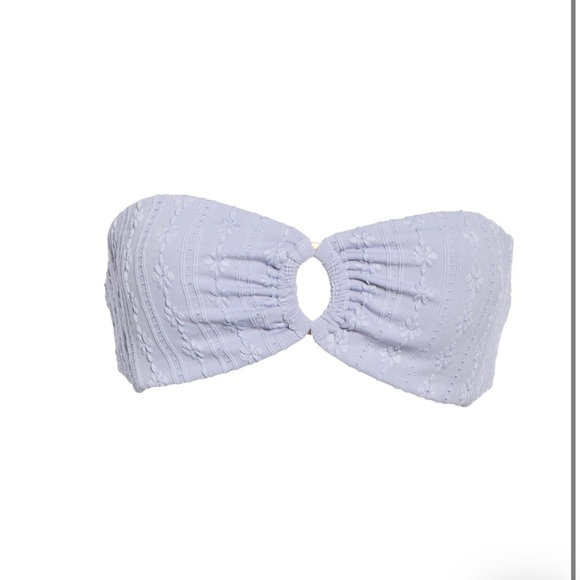 L*Space - Jasper Bandeau Bikini Top - Light Purple Bandeau Bikini Top - Picture 5 of 10